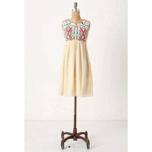Anthropologie Contrasting Halves Dress by Gryphon